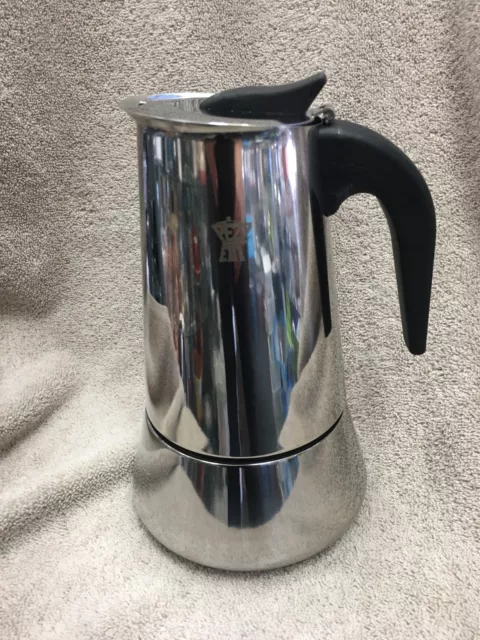 Stainless Steel Stove Top Cofee Perculator 6 Cup Pezzetti