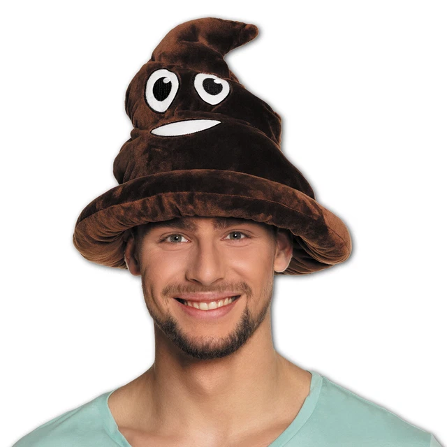 Copricapo emoticon cappello emoji mucchio di macchi marrone shit happens berretto mucchio di patatine