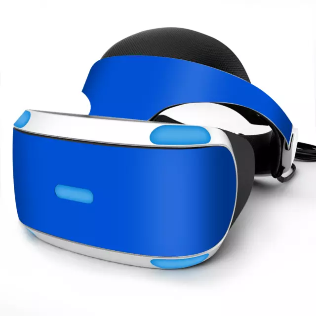 Skin Wrap pour Sony Playstation PSVR casque bleu massif