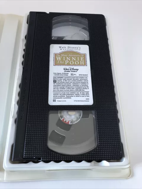 THE MANY ADVENTURES of Winnie the Pooh (VHS, 1996) $3.00 - PicClick