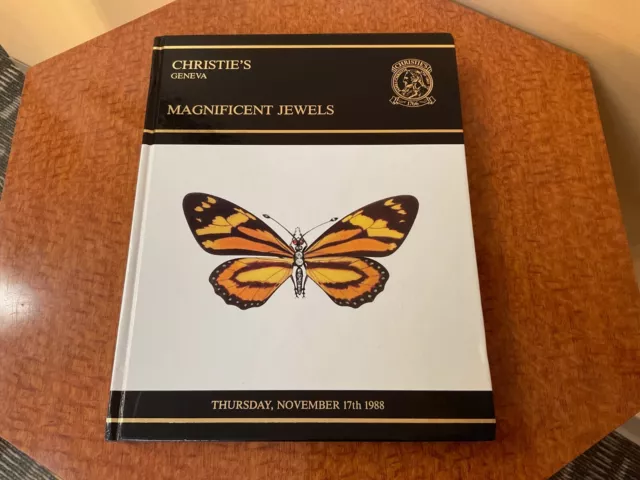 Christie's hard cover auction catalog Magnificent Jewels Geneva Nov. 1988