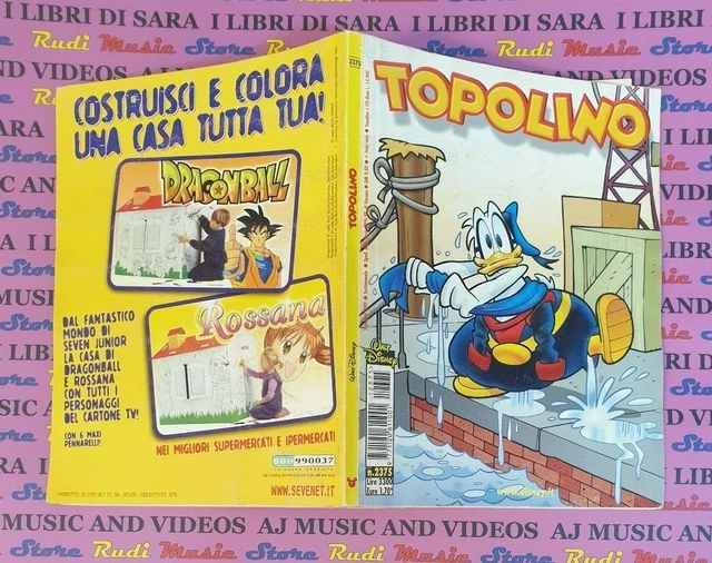 COMICS FUMETTO TOPOLINO 2375 5 GIUGNO 2001 SHREK WITCH DRAGONBALL
