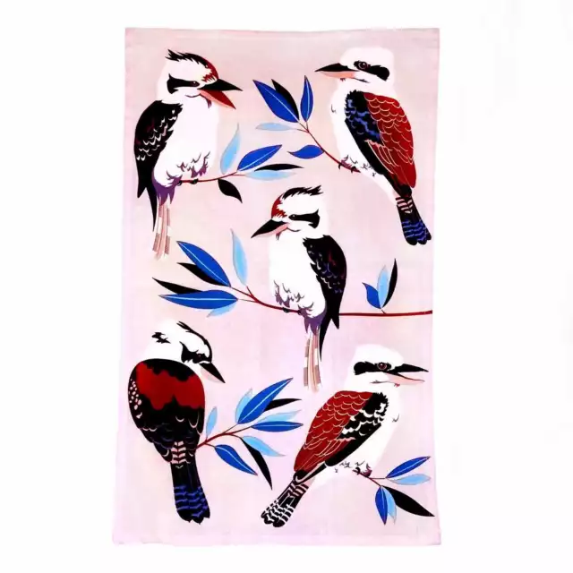 KOOKABURRA 100% Cotton Tea Towel Australian Designed Kitchen Dish Cloth