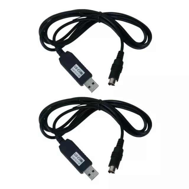 2x USB To 8 P CT-62 CT62 CAT Connector Cable For Yaesu FT-817ND FT-857D FT-897D