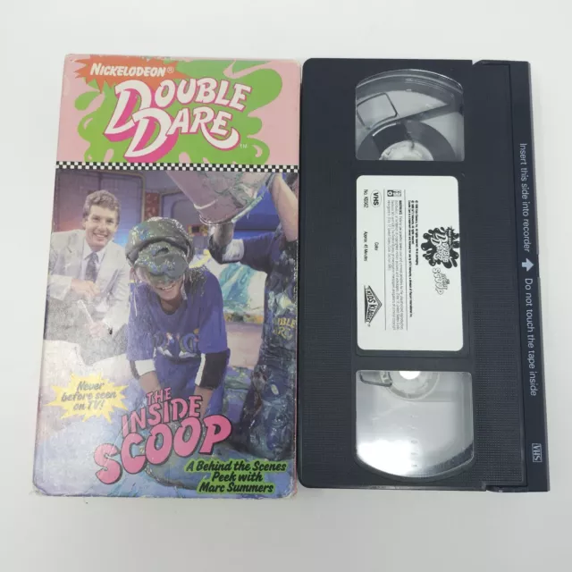 1988 Nickelodeon Double Dare The Inside Scoop VHS Marc Summers & Harvey