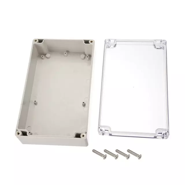 Waterproof ABS Clear Cover Junction Box Universal Electronic Project Enclosure 2