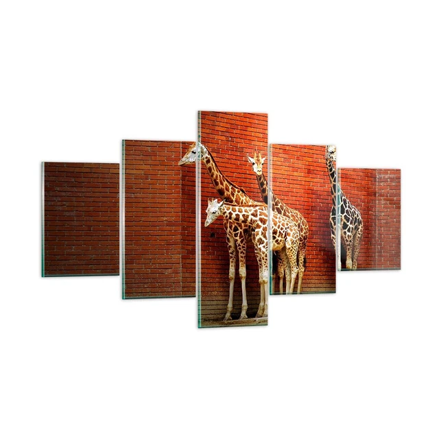 Runa Art Quadro Cavalli Moderno – Murale Su Tela Non Tessuta – Made In Germany – Marrone, 036015a