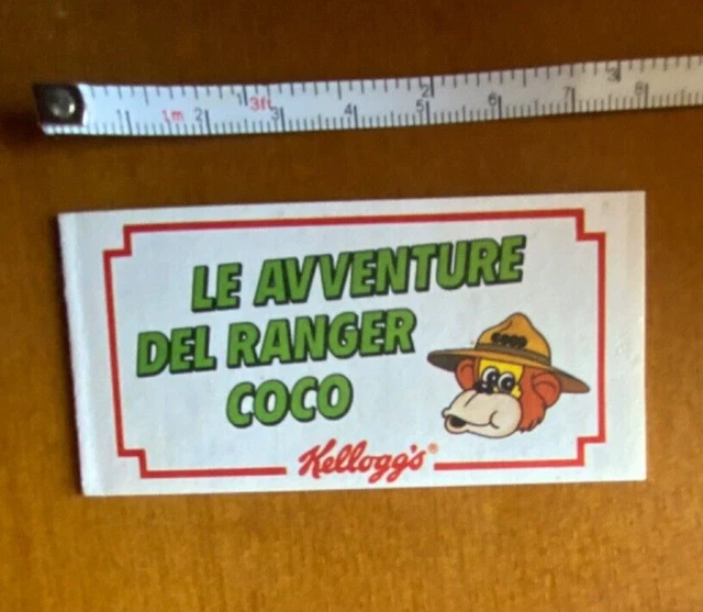 LE AVVENTURE DEL RANGER COCO 1987 KELLOGG’S mitico libricino