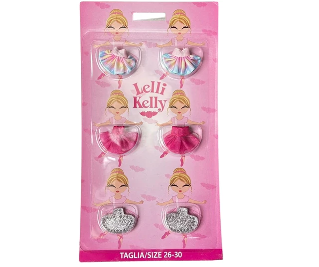 Lelli Kelly blister con applicazione gonnelline per scarpe bambina ROSA