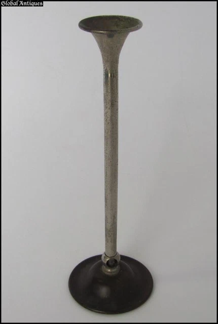 19C. Antique Medical Detachable Bronze & Vulcanite Monaural Stethoscope
