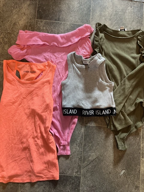 Girls River Island Bundle Age 7-8 Years Tops Bodysuits