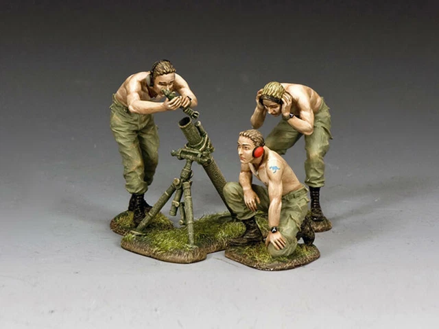 Figurine King & Country VN138 'Moving Forward' - Plomb Peint, Contemporain, Neuve