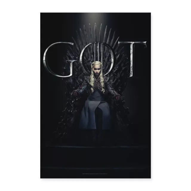 Game Of Thrones Daenerys Targaryen GOT Poster 60x90 cm, One size, weiß