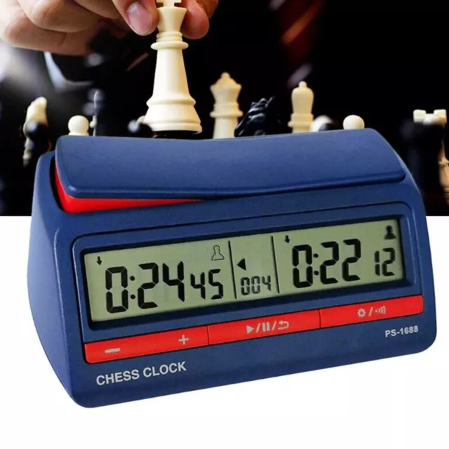Durable Chess Digital Timer Chess Clock Count Up Down Board Game Clock Game Tool
