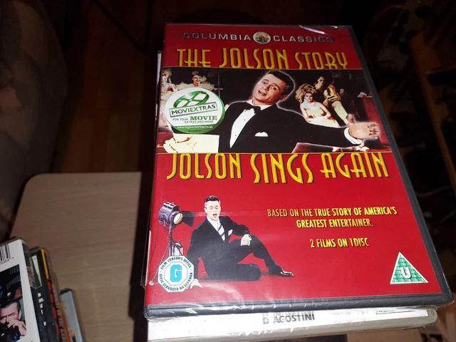 THE JOLSON STORY / Jolson Sings Again [DVD] 1946 uk dvd new sealed £8. ...
