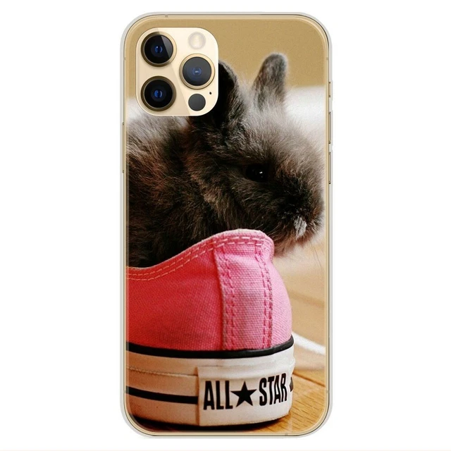 Coque Housse Etui Apple iPhone 12 Pro silicone gel motif Lapin allstar