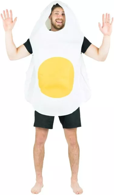 BODYSOCKS Adults Egg ✅ Fancy Dress Costume Eggs Outfit Food Mens Womens 🚚💨