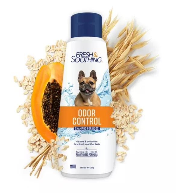Naturel Promise Fresh & Soothing Deodorizing Dog Shampoo for Smelly Dogs, 22oz B