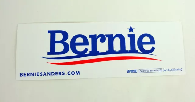 Bernie Sanders For President 2020 Official Campaign Bumper Sticker America