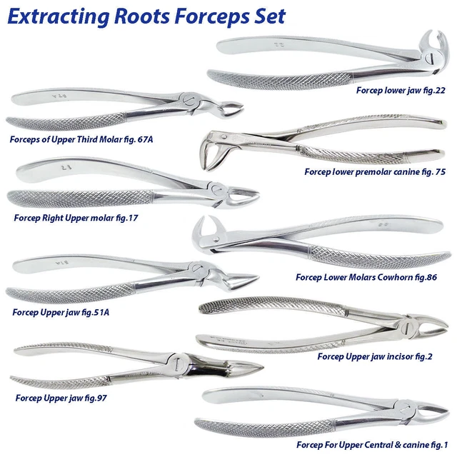 SURGICAL TOOTH EXTRACTION for Roots Oral Micro Surgery kit Dental