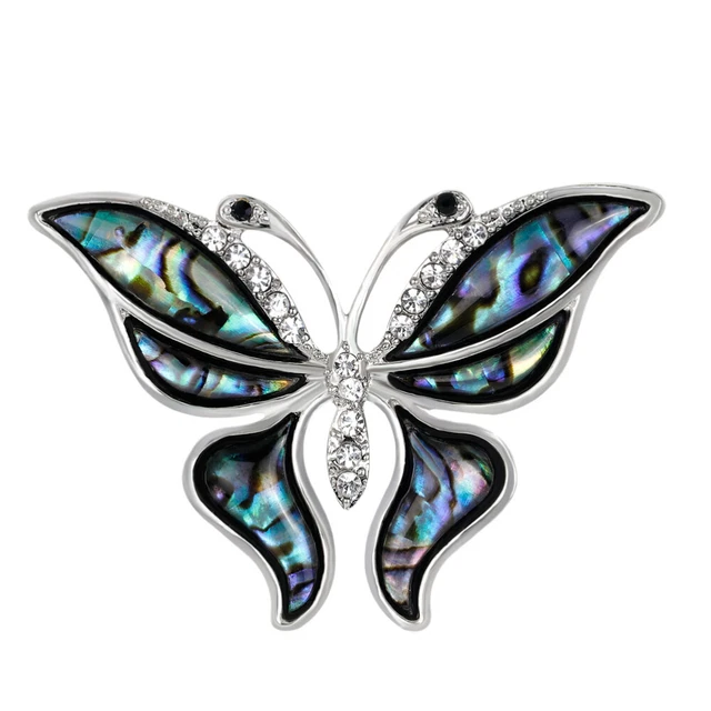 Schmetterling Pin Metall Abzeichen Frau Bankett Stilvolle Broschen Mode Morden S