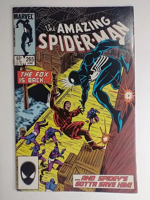 Marvel Comics Amazing Spider-Man #265 1st Appearance Silver Sable, Wild Pack VF+