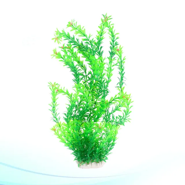 15 cm Plantas de acuario plástico plantas decorativas para decoración