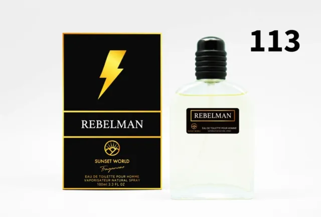 Rebelman pour Homme Eau de Toilette Spray 100 ml - Sunset World Fragances
