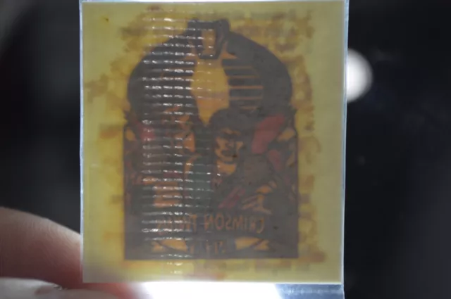 1986 Gijoe Body Transfer Temporary Tattoo ( Crimson Twins ) Sealed in Package !