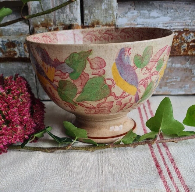 ANCIEN BOL De Grand Mere Terre De Fer A Facettes Digoin.. EUR 30,00
