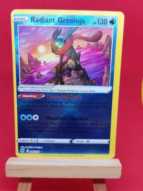 Error/Miscut Radiant Alakazam Pokemon Silver Tempest for Sale in