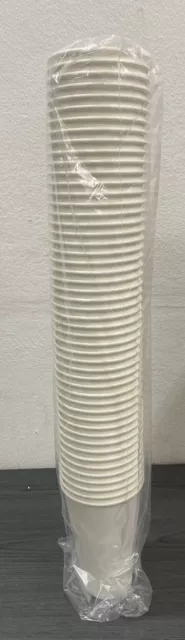 1000 Stück Pappbecher 400ml Weiß