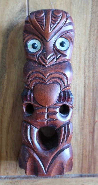 Teko, Teko - Figur, Neu Seeland, Timber Matai, Handarbeit