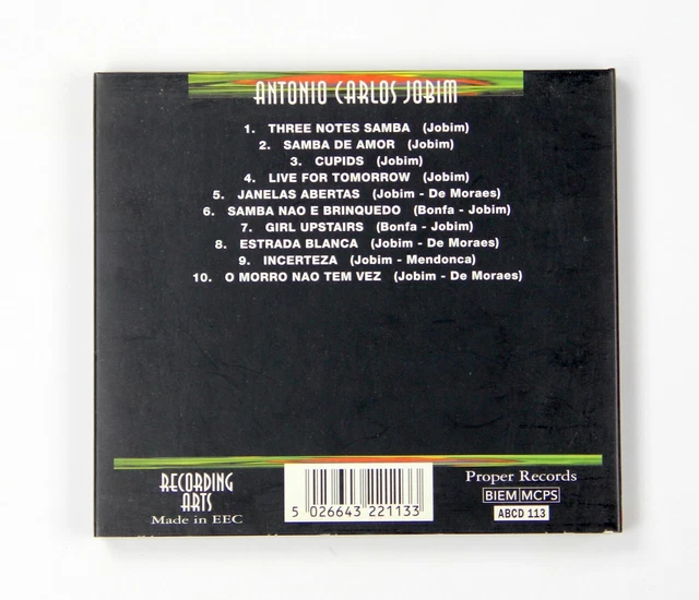 ANTONIO CARLOS JOBIM Samba Absolute Best CD EUR 25,90 - PicClick FR