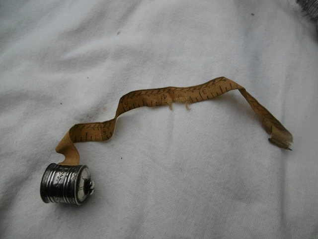 c1820 fine piccolo nastro argento georgiano misura