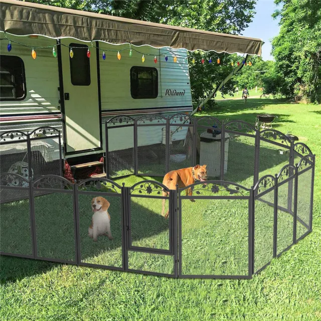 Bingopaw Large Dog Playpen Pet Dog Whelping Box Enclosure Pens Outdoor Fence Pen