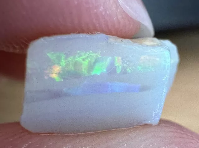 7 Carats Solid Rough Coober Pedy Opal Piece with Beautiful Colour