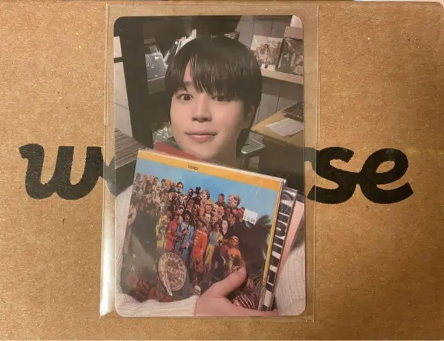 BTS JIMIN FACE Weverse PVC Limited Official photocard Photo Card cute