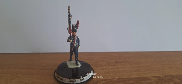 Figurines 1er Empire MDM - Boîte De 4 Musiciens 17e Régiment Infanterie Légère, 1/43, Parfait état