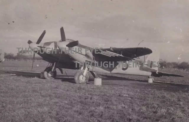 2 Original photos  WW2 RAF Mosquito  c 1945