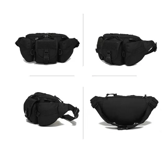 Sport Utility Tactical Men Waist Bag Pack Pouch Military Hiking Camping Belt Bag 3