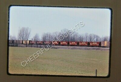 Original '75 Ektachrome Slide UP Union Pacific Clean Paint Covered Hopper  33U48
