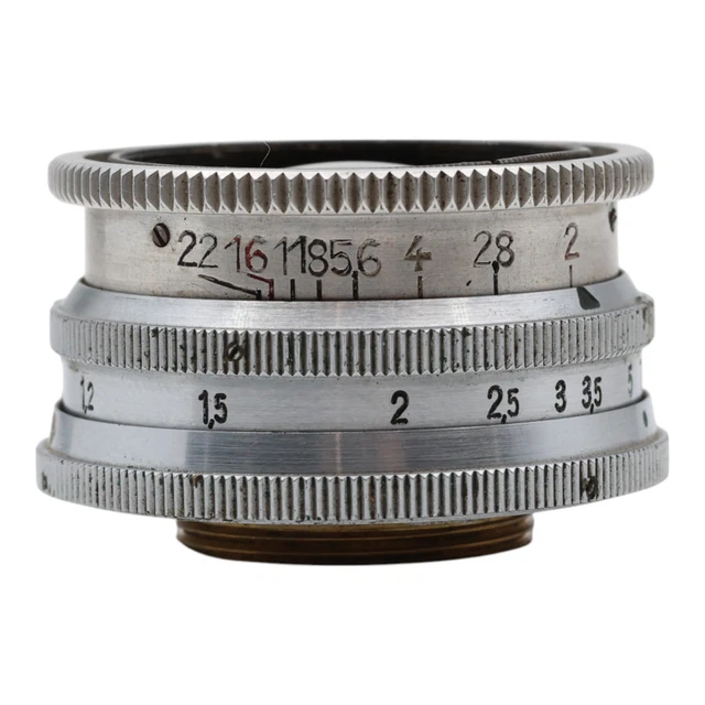 Zeiss BIOTAR 1:2 f=5.8cm Rare HEAVY Type Chromed Brass 58mm