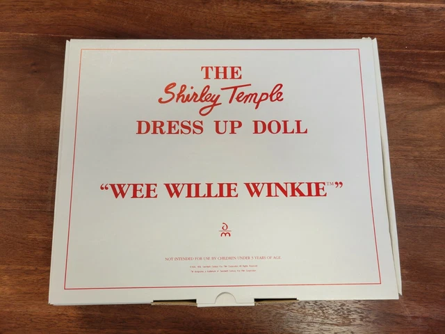 Vintage! Shirley Temple "Wee Willie Winkie" Doll Clothes Set