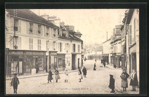 CPA Harpajon, Grande Rue No. 1