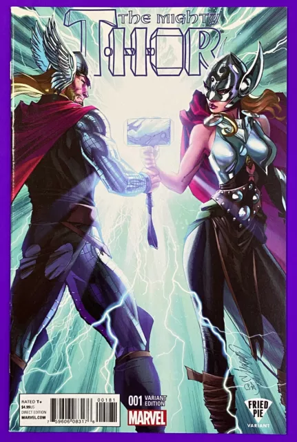 The Mighty Thor #1 (Marvel 2016) Fried Pie Variant | J. Scott Campbell | Nm 9.4