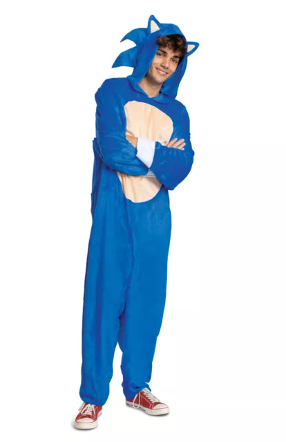 Sonic Hedgehog Adult Mens Womens Jumpsuit Costume NEW