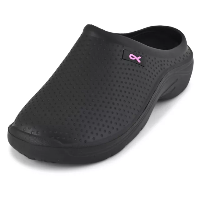 Clogs for Women Nurse Shoes Garden Clogs Slip Resistant Black Honeycomb Clogs