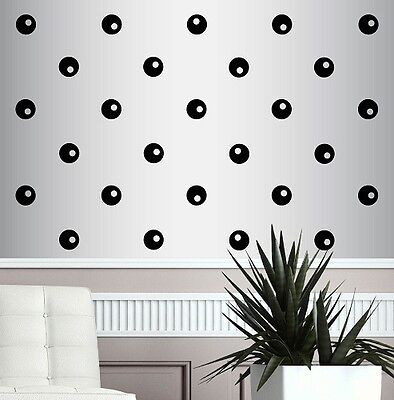 Vinyl Decal Confetti Polka Dots Circles 4x4 Set of 50 Room Wall Sticker 713