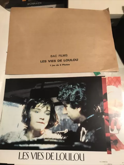 CINEMA   LES VIES DE LOULOU 8 Photos D Exploitation Avec Enveloppe